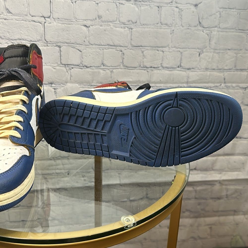 👟 Rare Jordan 1 Retro High Union Los Angeles Storm Blue - Size 11 👟 - Picture 6 of 7